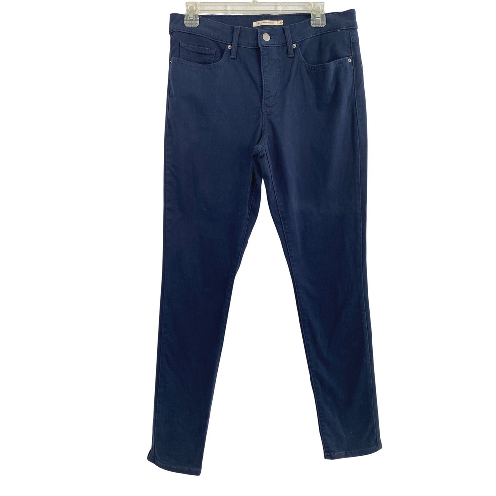 Levis 311 Jeans Womens Size 30 Shaping Skinny Navy Blue Soft Feel Pants Mid Rise